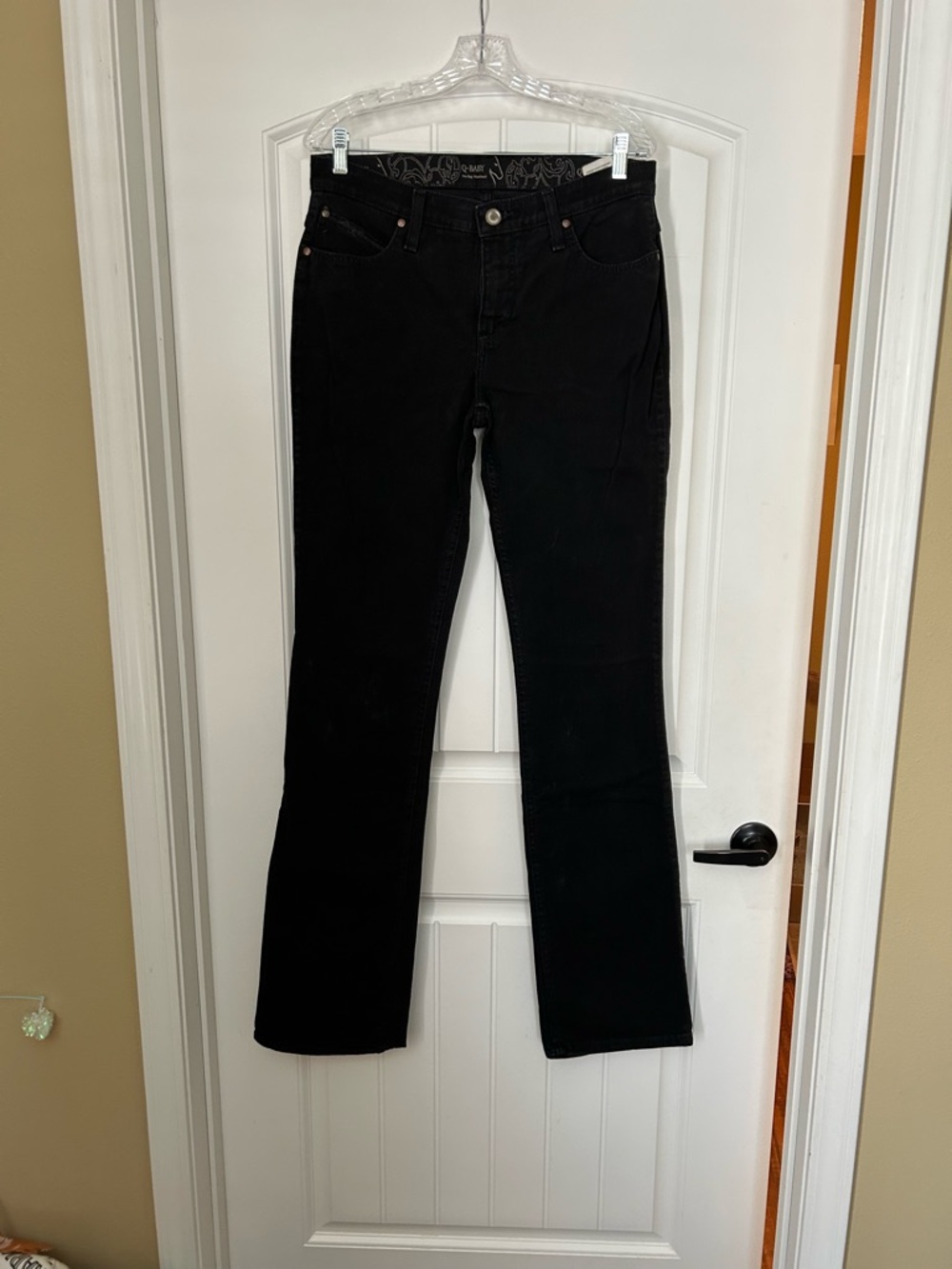 Wrangler Q-Baby Black Boot-Cut Women’s Jeans